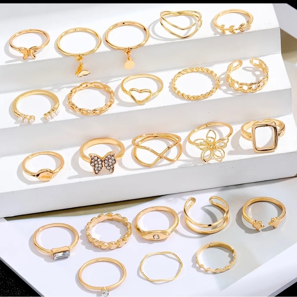 Boho Rings Set - Picture 3 of 6